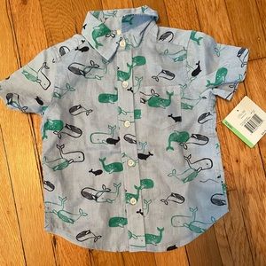 NWT LITTLE ME SHIRT 🐳